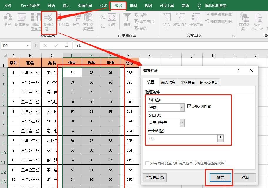 excel画圈怎么画,不及格的成绩、未达标的销售额都可以圈出来