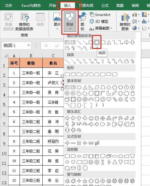excel画圈怎么画,不及格的成绩、未达标的销售额都可以圈出来