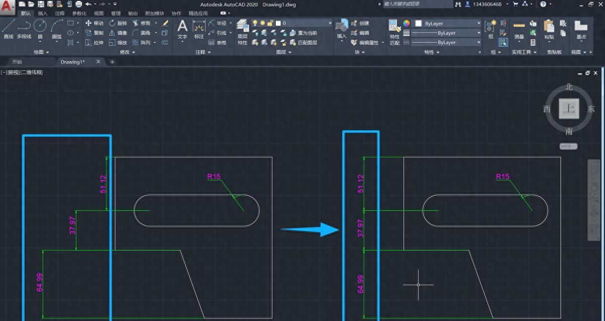【CAD】标注对齐与标注等距 - 鹿快