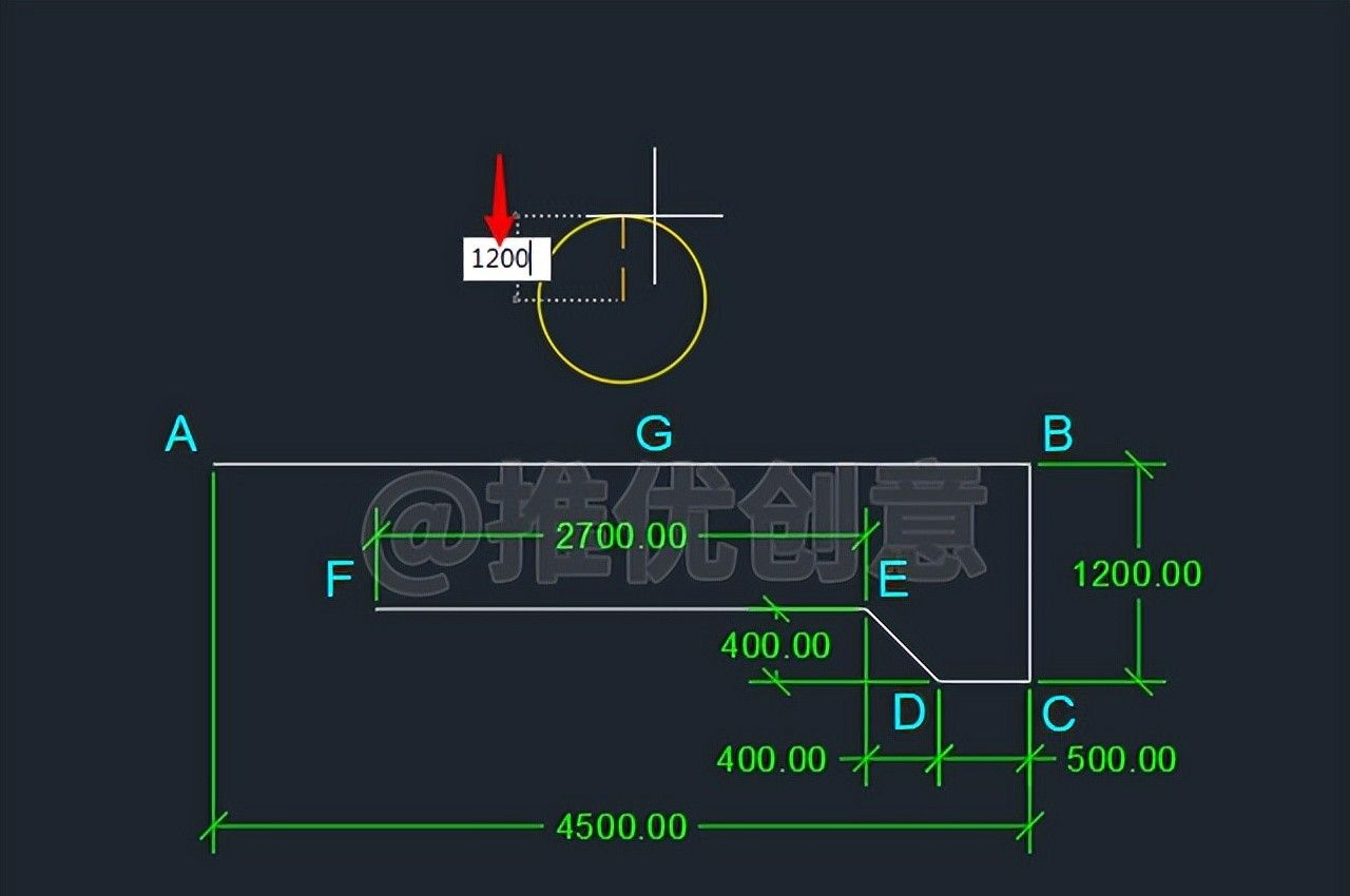 绘制涵洞 工程制图 autocad 机械制图 cad教学 cad画图教程