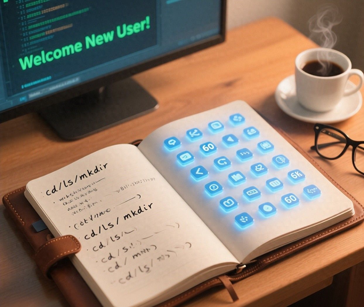 60个你必须知道的Linux命令：新手10分钟速通指南 - 鹿快