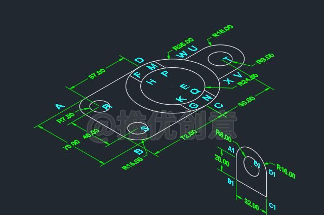 AutoCAD三维建模实战超级详细教程 cad三维绘图 cad画三维图 CAD习题