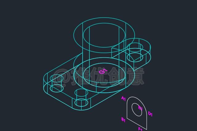AutoCAD三维建模实战超级详细教程 cad三维绘图 cad画三维图 CAD习题