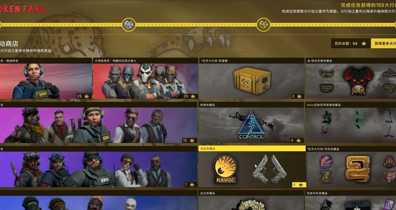 CSGO的大行动是什么？