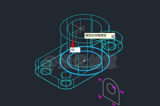 AutoCAD三维建模实战超级详细教程 cad三维绘图 cad画三维图 CAD习题