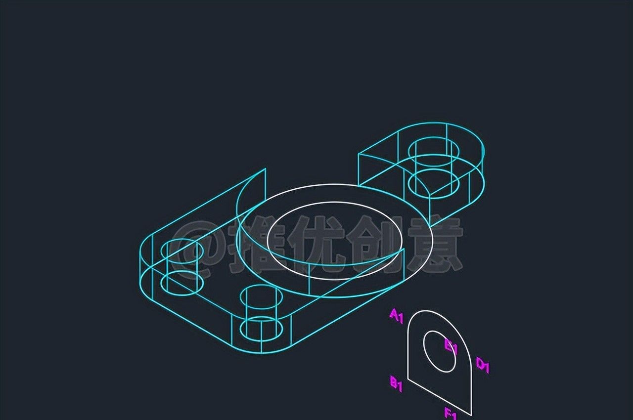 AutoCAD三维建模实战超级详细教程 cad三维绘图 cad画三维图 CAD习题