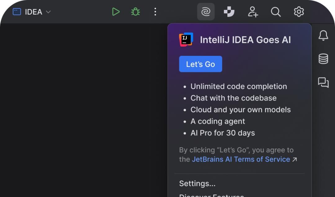 IntelliJ IDEA 2025 正式发布!Java 24 支持、AI 重大更新!
