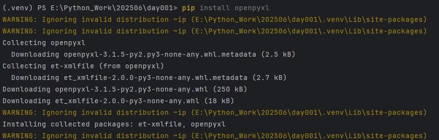 Python读写Excel文件