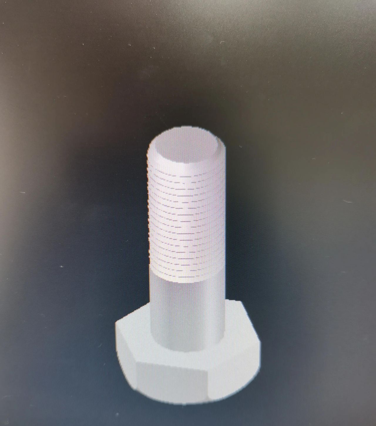 怎样用CAD绘制螺栓三维图
