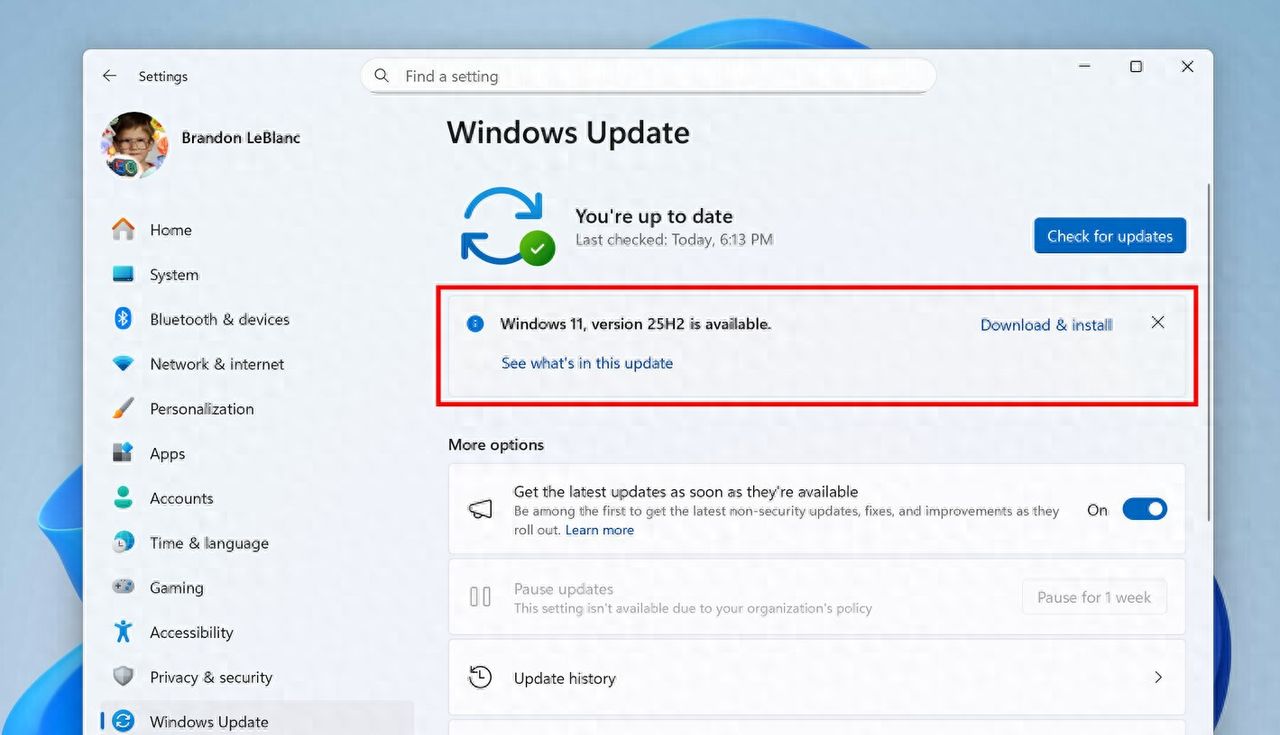微软发布 Windows 11 25H2…但好像没有看到任何新功能？ - 鹿快