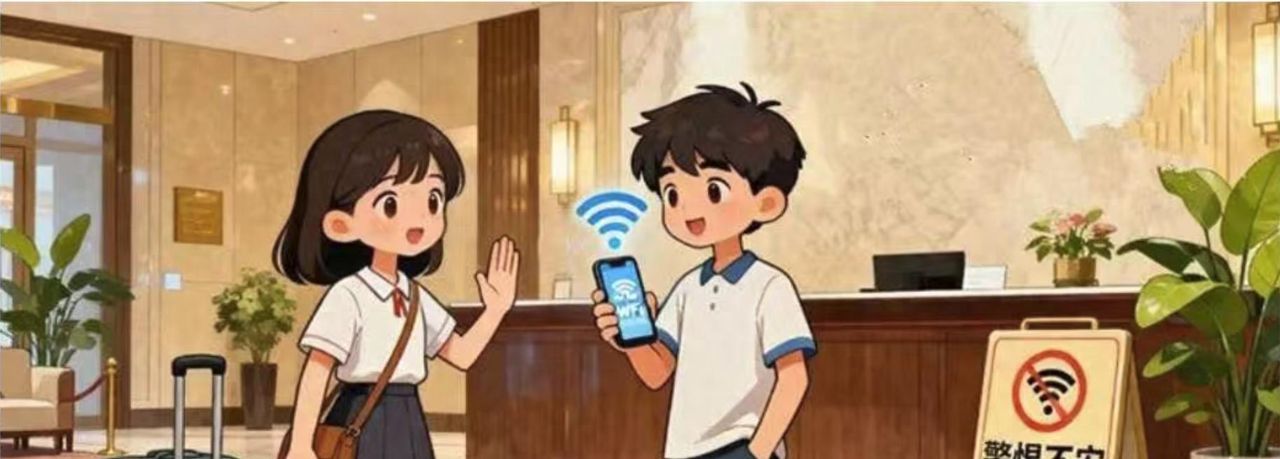 双节防谣反诈指南 ⑤ | 酒店附近免费Wi-Fi？别乱点 - 鹿快
