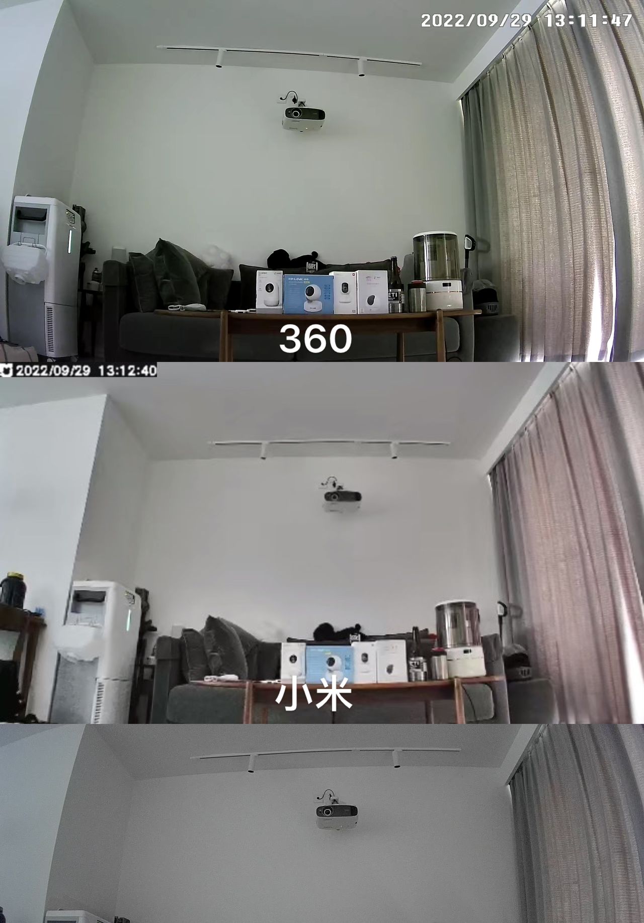 家用摄像头选购指南。360、小米、萤石2K云台摄像头实测对比