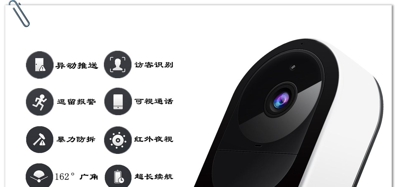 360智能门铃 远程看家 全天守护 - 鹿快