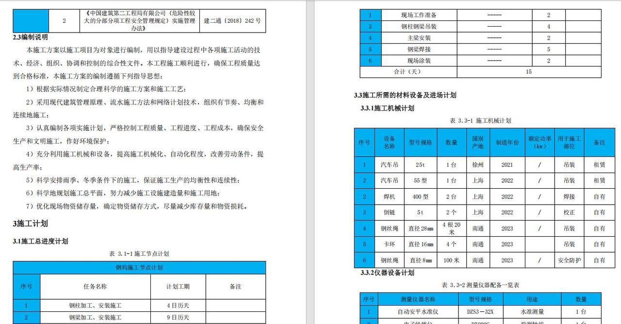 EPC总承包钢结构安装工程施工方案
