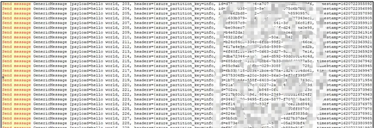 【Azure 事件中心】azure-spring-cloud-stream-binder-eventhubs客户端组件问题, 实践消息非顺序可达