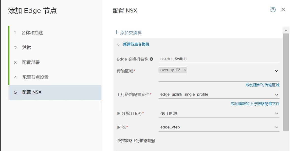 NSX-T4.x系列测试之07 edge节点及集群配置