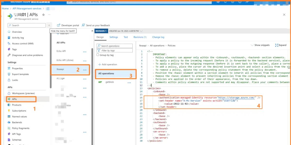 【Azure API Management】实目前API Management服务中使用MI(管理标识 Managed Identity)访问启用防火墙的Storage Account