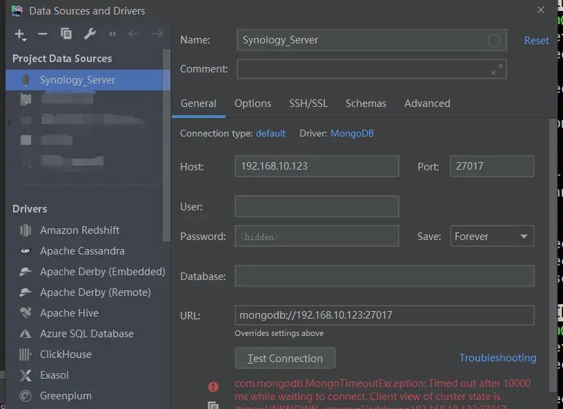 CentOS下安装配置MongoDB以及设置局域网访问
