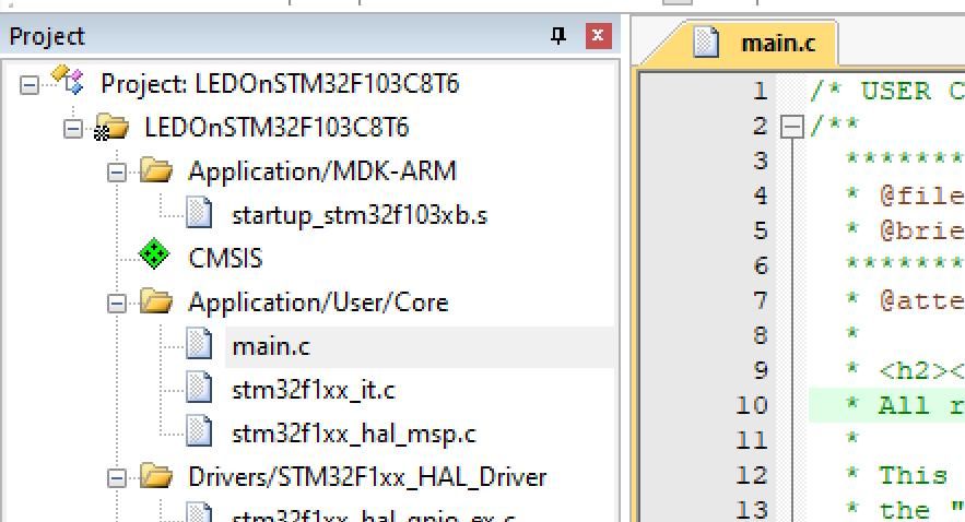 STM32单片机从零开始使用教程(二) 使用Cube搭建跑马灯工程并下载