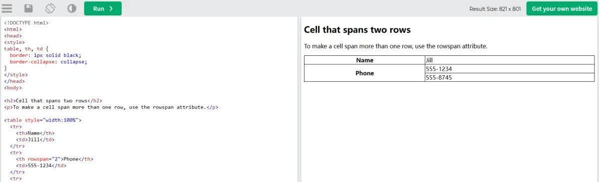 【html学习笔记14】- 表格