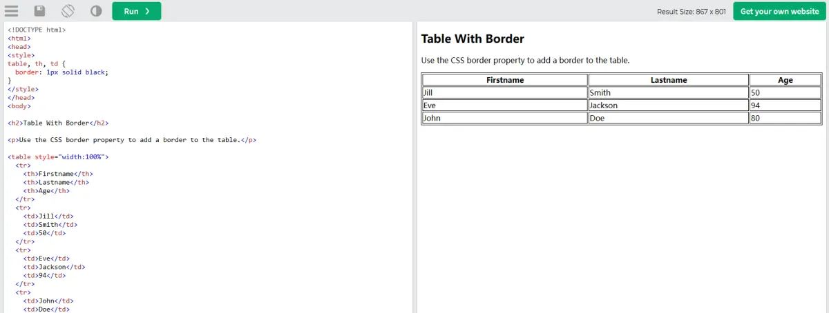 【html学习笔记14】- 表格