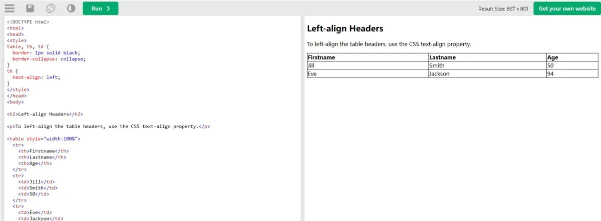 【html学习笔记14】- 表格