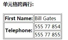 (四)HTML常用标签-表格标签