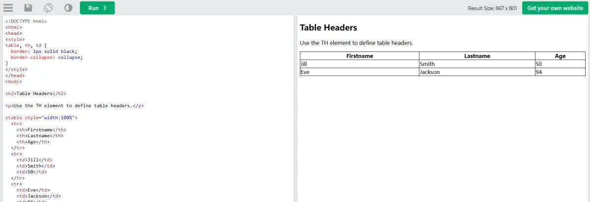 【html学习笔记14】- 表格