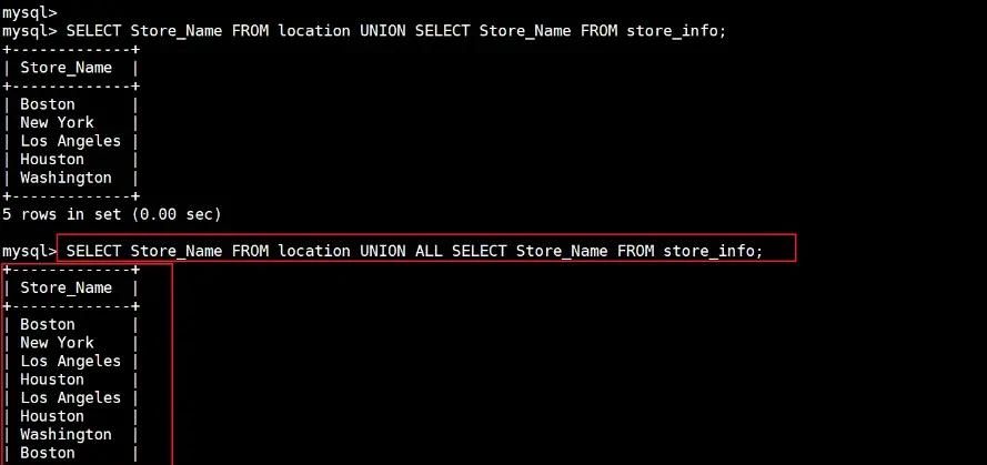 MySQL 高级(进阶)SQL 语句