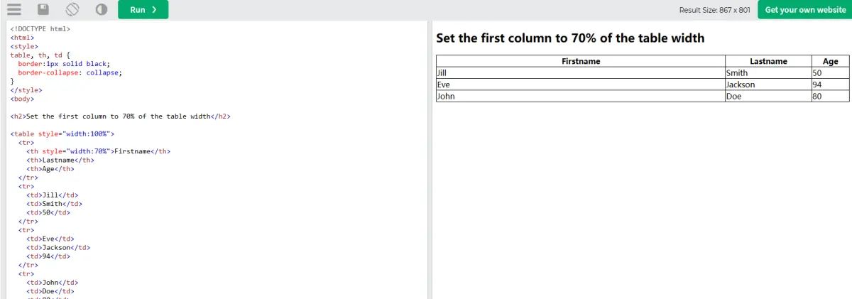 【html学习笔记14】- 表格