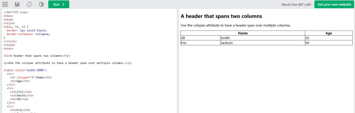 【html学习笔记14】- 表格