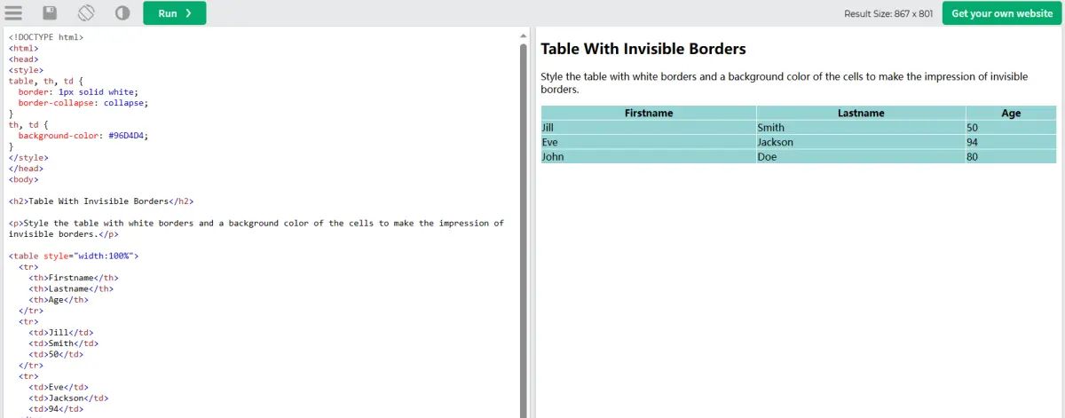 【html学习笔记14】- 表格