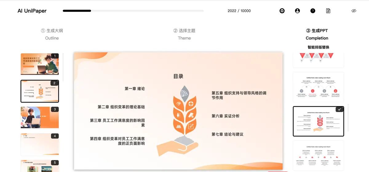 AI UniPaper - 专注大学论文 #免费开题报告# 答辩PPT