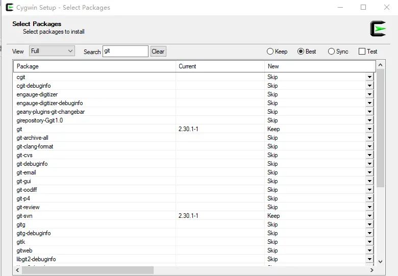 [git技巧]Windows下使用Cygwin64(MSYS)安装git配合TortoiseGit完成版本库的管理