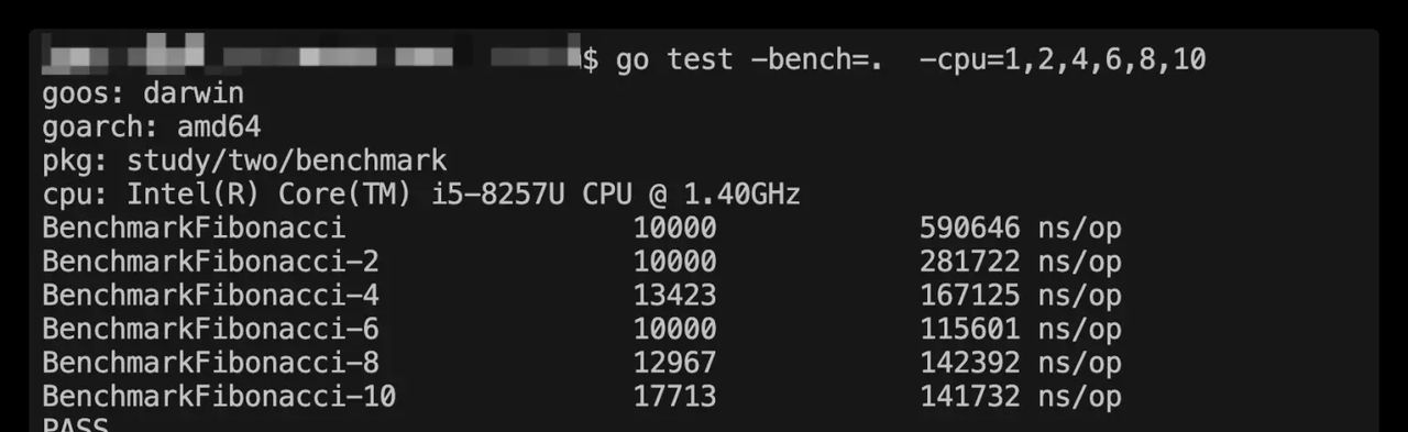 Go语言使用benchmark进行性能测试