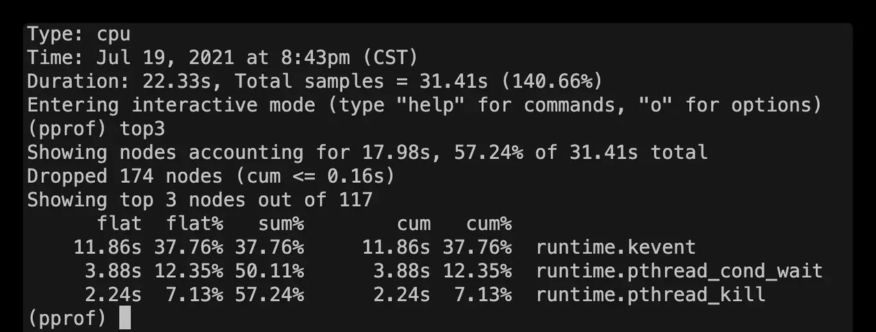 Go语言使用benchmark进行性能测试