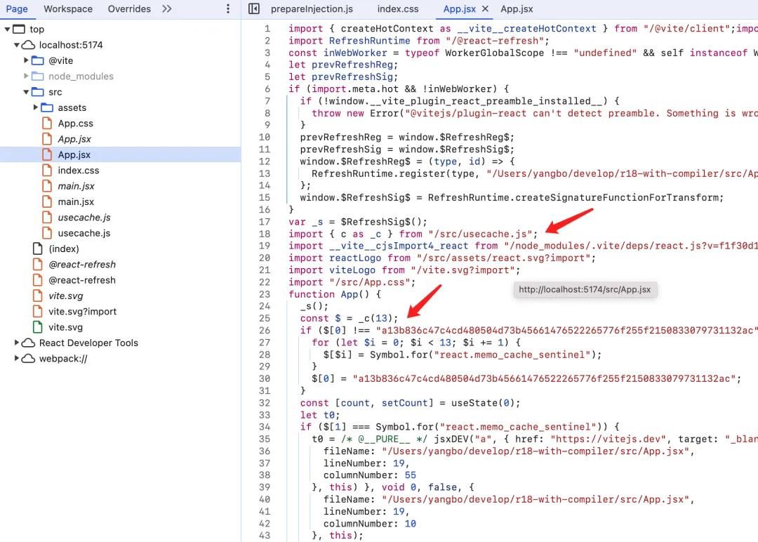 我找到了 Compiler 在低版本中使用的方法,它不再是 React 19 的专属