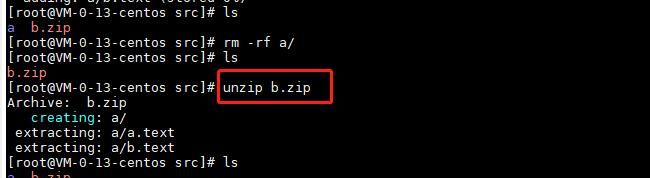 Linux中常用的打包，压缩，解压 tar指令 zip指令