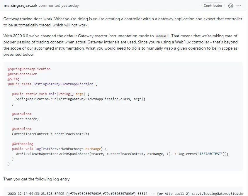 Gateway中Sleuth的traceId为空 - 鹿快