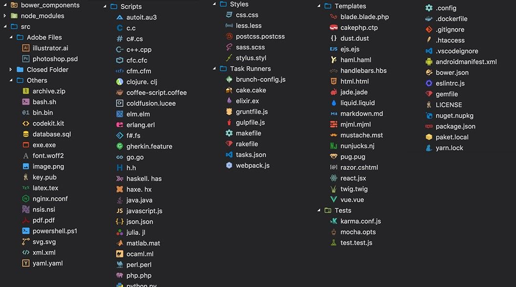 VSCode中值得推荐的常用的16个高效前端插件「主题篇」(一)