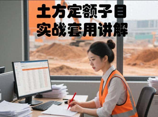 终于有人把土方定额套用说清楚了!实战步骤 + 易错点,看完就能用