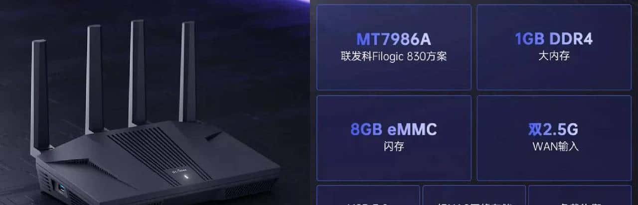 OpenWRT+双2.5G,这台AX6000开源路由器有"亿"点不同:GL-MT6000 - 鹿快