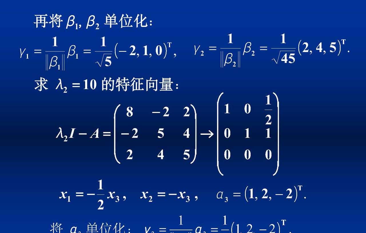 线性代数 5.4.3 实对称矩阵的类似对角化