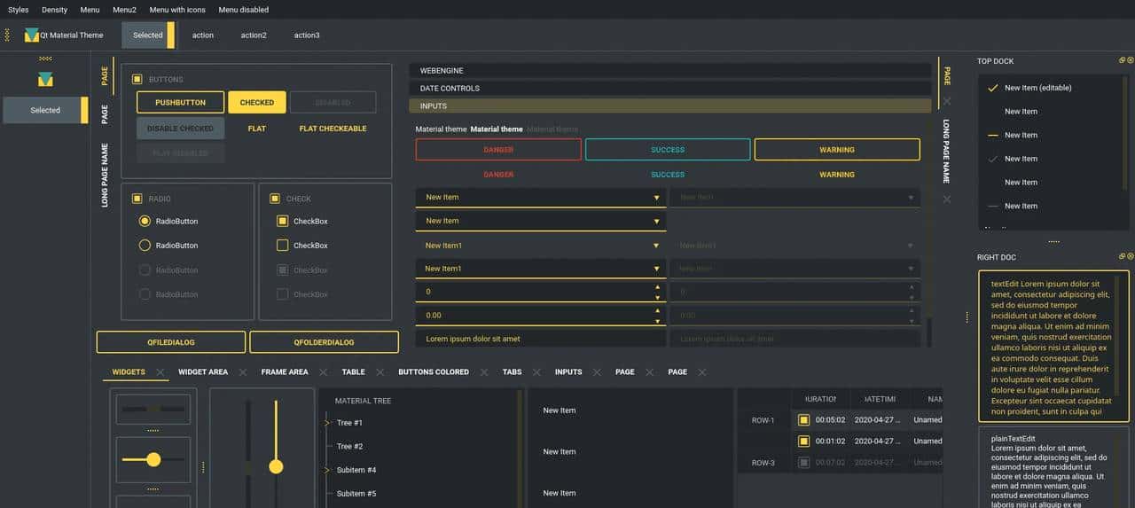PyQt/PySide的界面美化工具,美化库