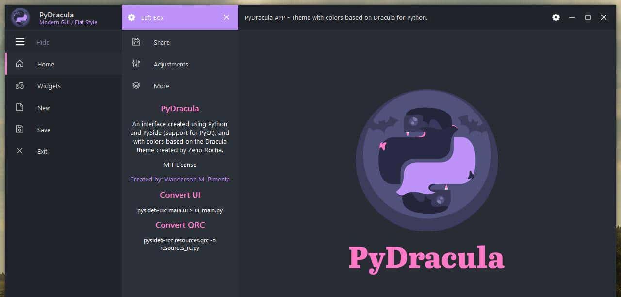 PyQt/PySide的界面美化工具,美化库