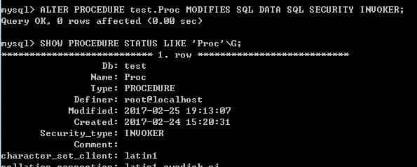 MySQL中的存储过程和函数