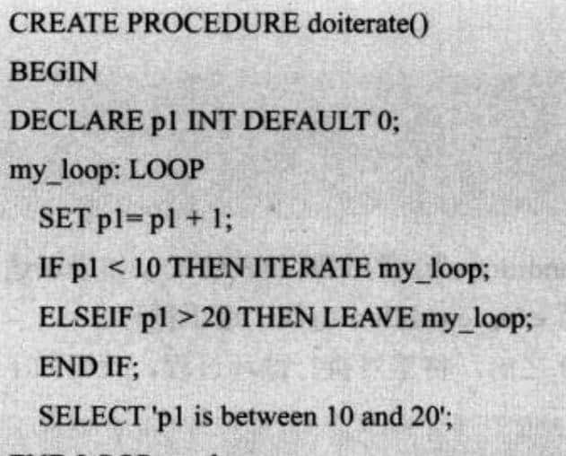 MySQL中的存储过程和函数