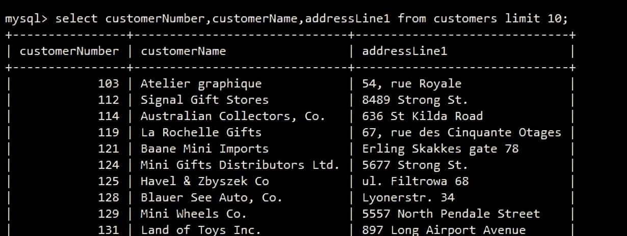 mysql学习3：select基础---单表查询