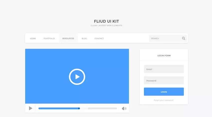 上手可用!25款新鲜出炉的精选免费UI KIT 推荐