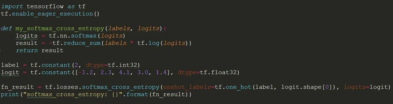 Tensorflow分类loss函数总结